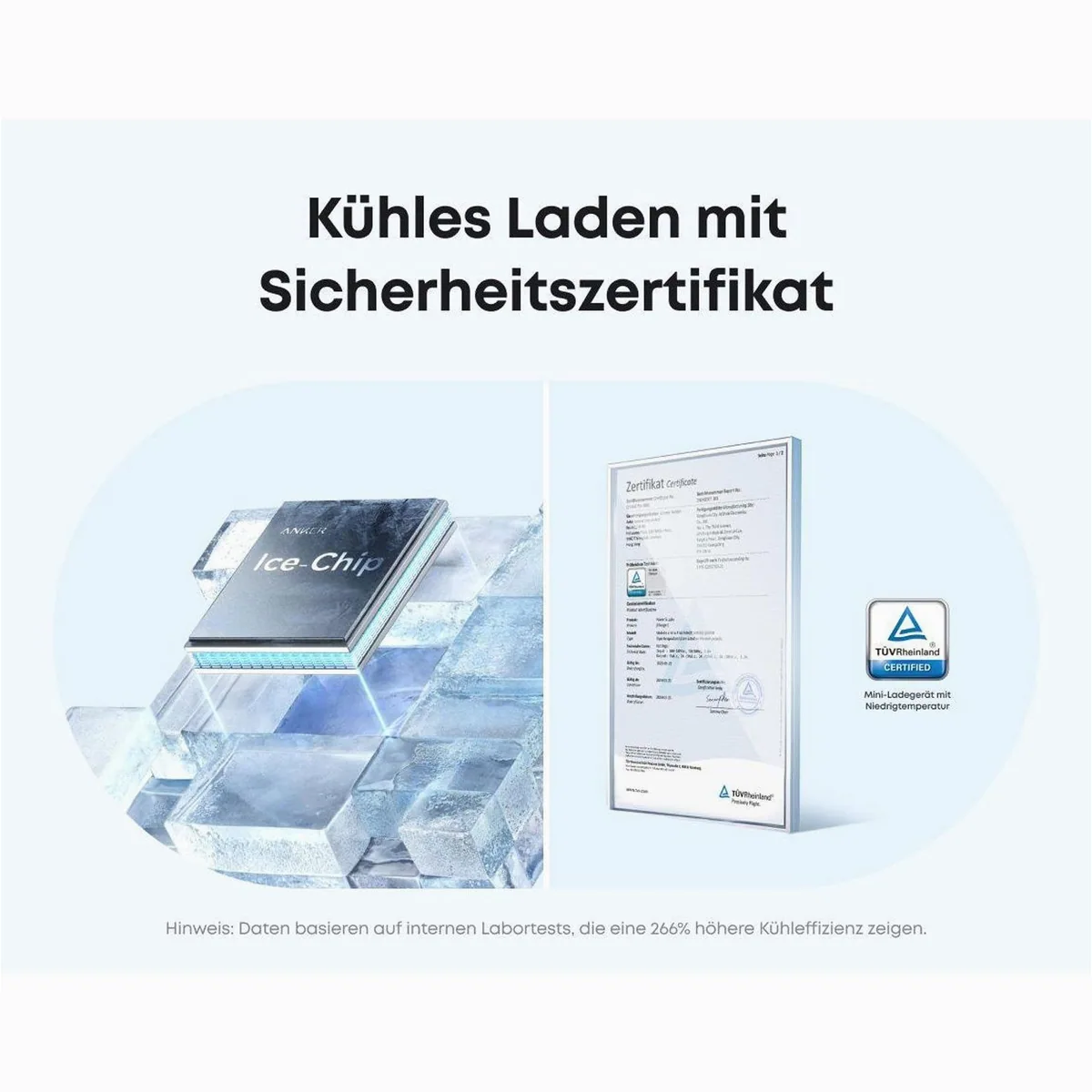 Anker Zolo 30W Ladegerät, PIQ 3.0, Niedrigtemperatur-Technologie 5