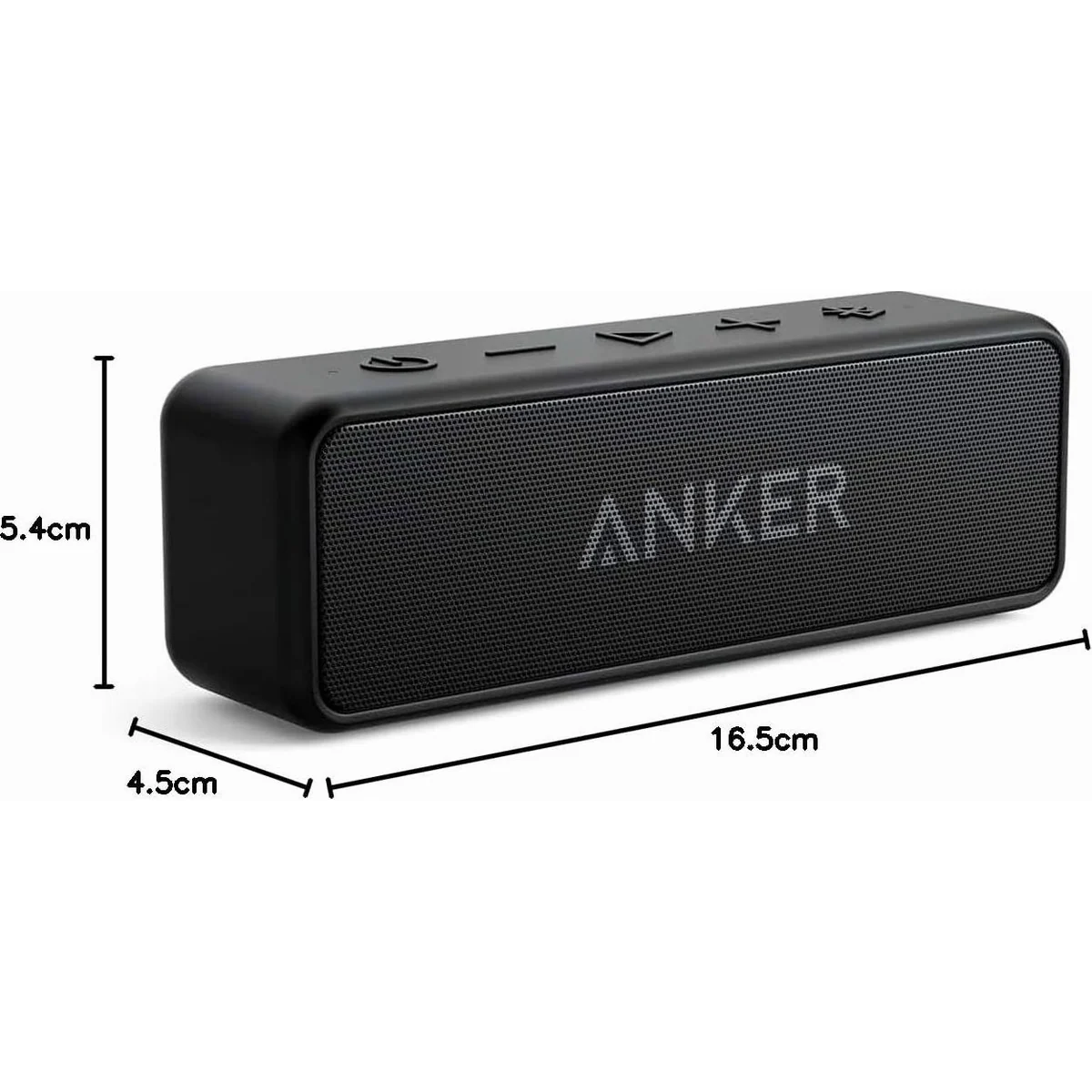 Anker Soundcore 2 Bluetooth Lautsprecher, 24h Akku, IPX7 wasserdicht 5