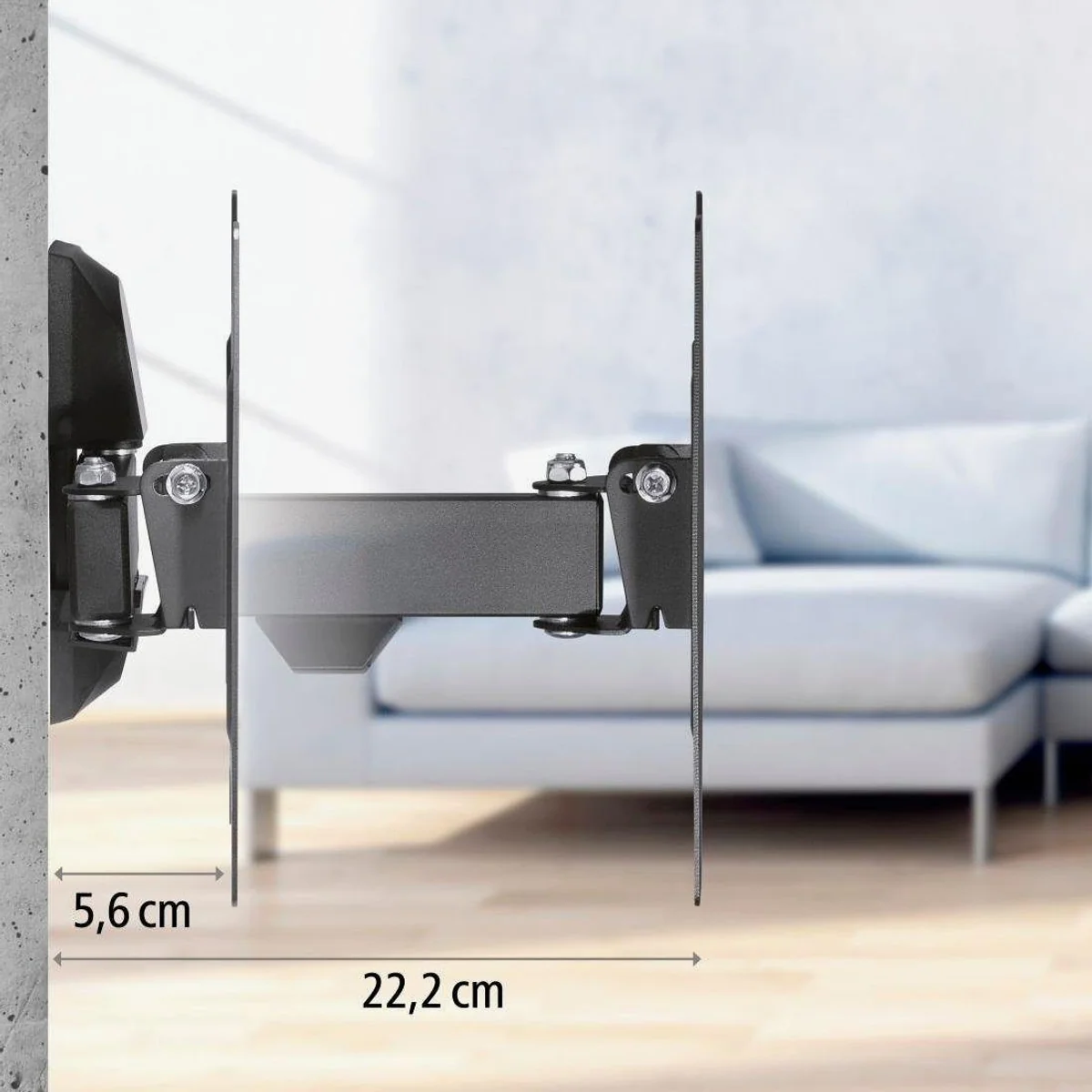 Hama TV-Wandhalterung, schwenkbar und neigbar, 48-122 cm (19"-48"), max. 20 kg 4