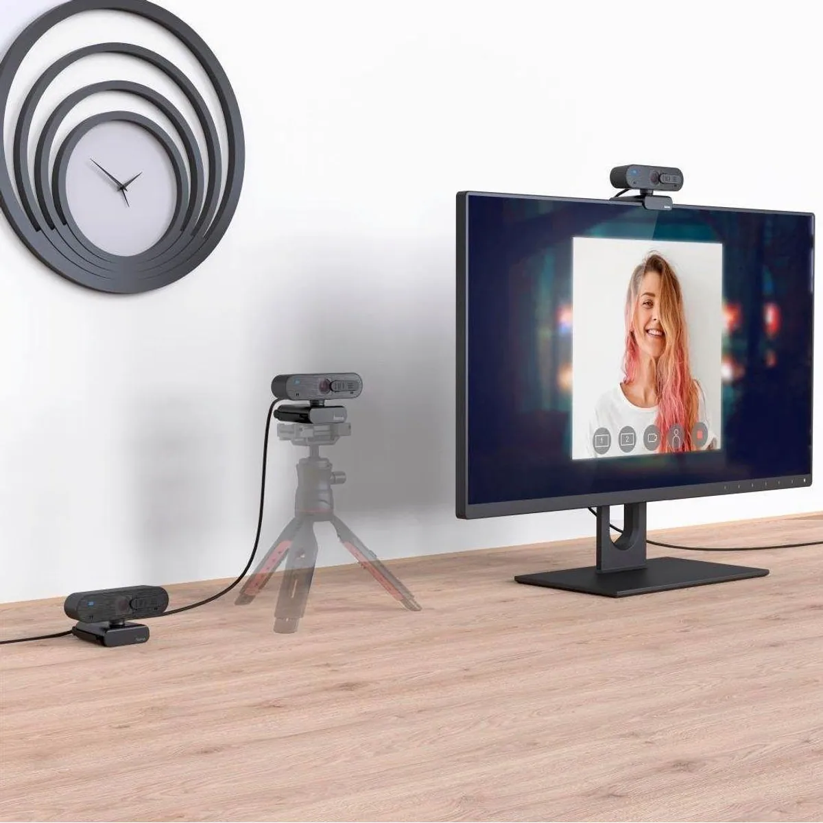Hama C-600 Pro Webcam, Full HD, integriertes Mikrofon, Plug & Play 5