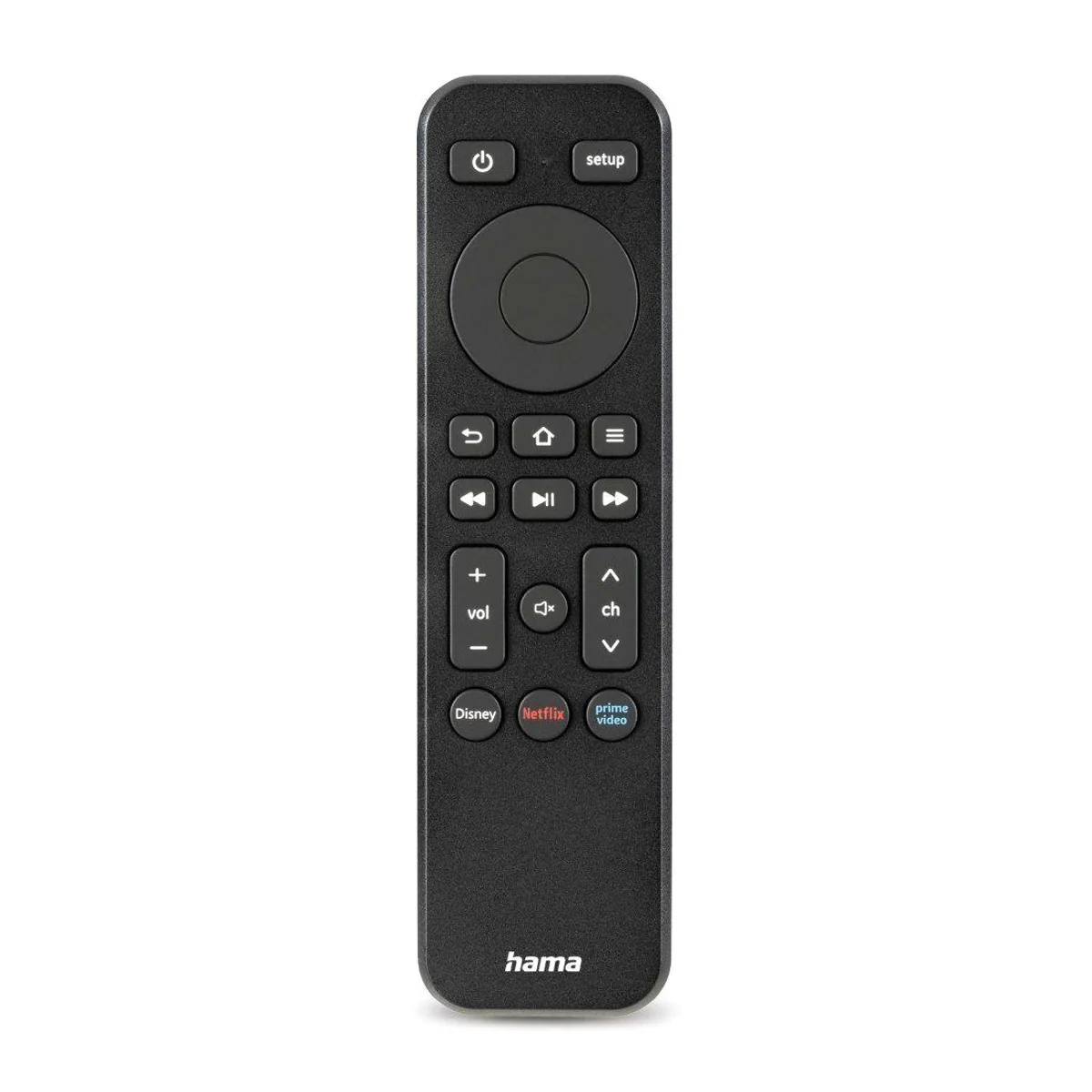 Hama Universal Fernbedienung, 10m Reichweite, Infrarot, für TV & Smart TV