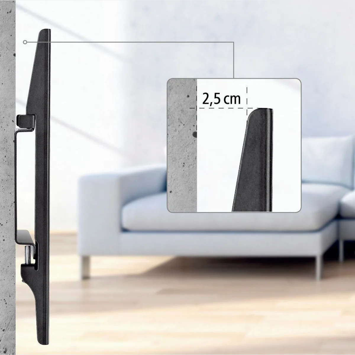 Hama TV-Wandhalterung, für 48-127 cm, Traglast 25 kg, VESA 200x200 4
