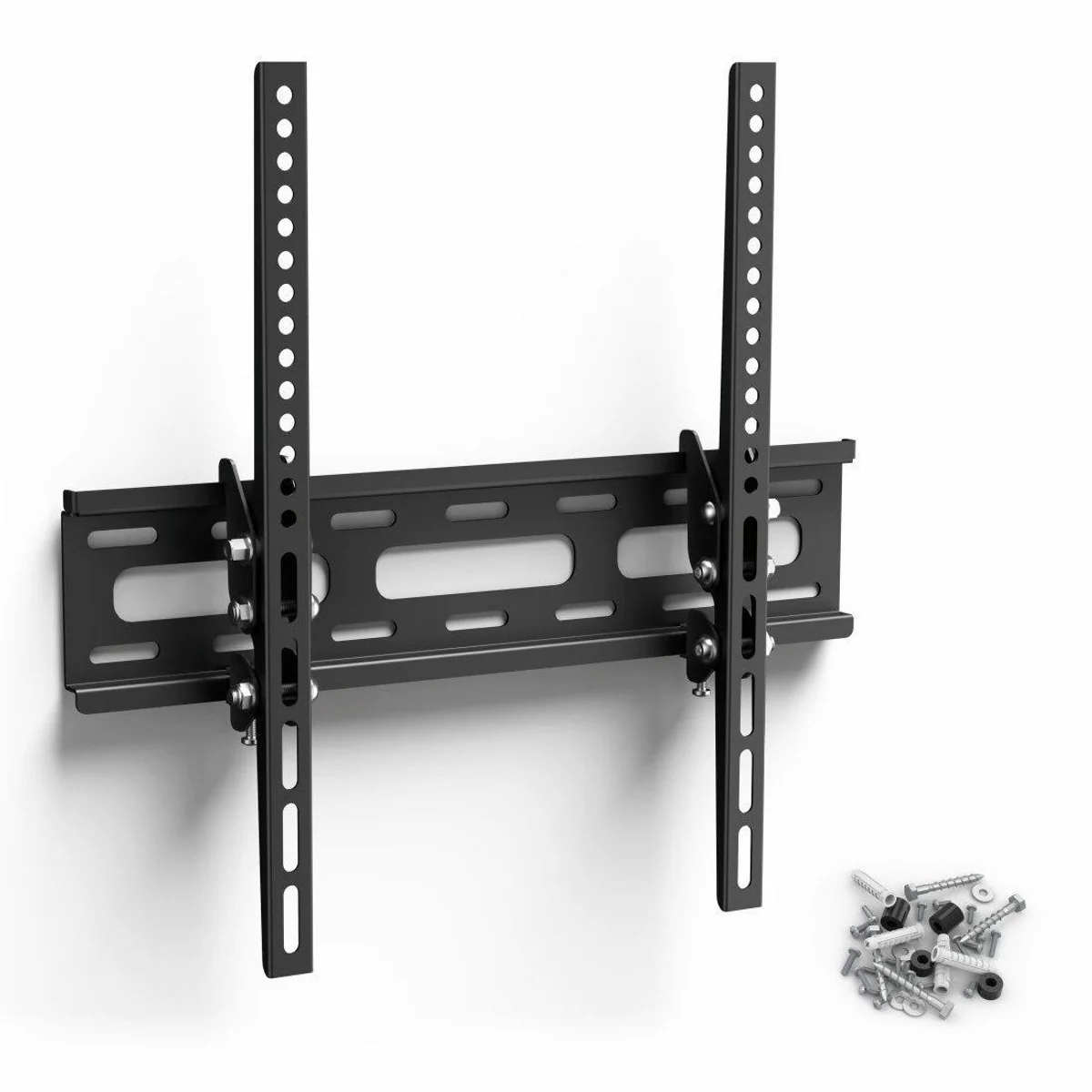Hama TV-Wandhalterung, neigbar, 32" - 75", VESA 400x400 — max. Traglast 40 kg, einfache Montage, stabiler Stahl