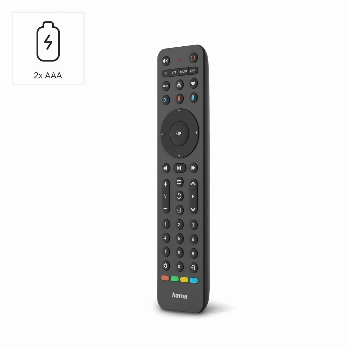 Hama Universal Ersatzfernbedienung, 4 Geräte steuerbar, infrarot 2
