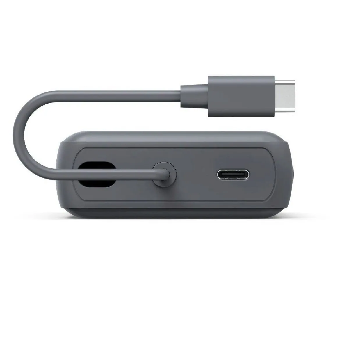 Hama Powerbank 10000 mAh, integriertes USB-C-Kabel, Fast Charge, grau 3