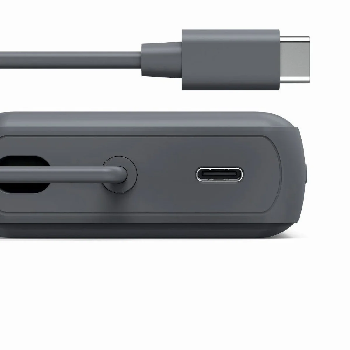 Hama Powerbank 10000 mAh, integriertes USB-C-Kabel, Fast Charge, grau 5