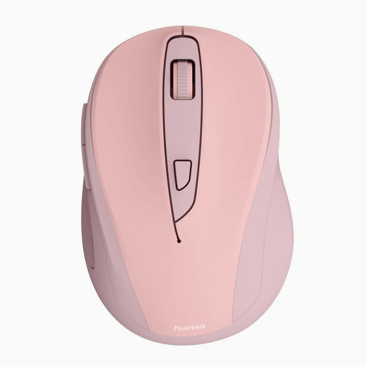 Hama WM-400 Funkmaus, ergonomisch, 6 Tasten, flüsterleise