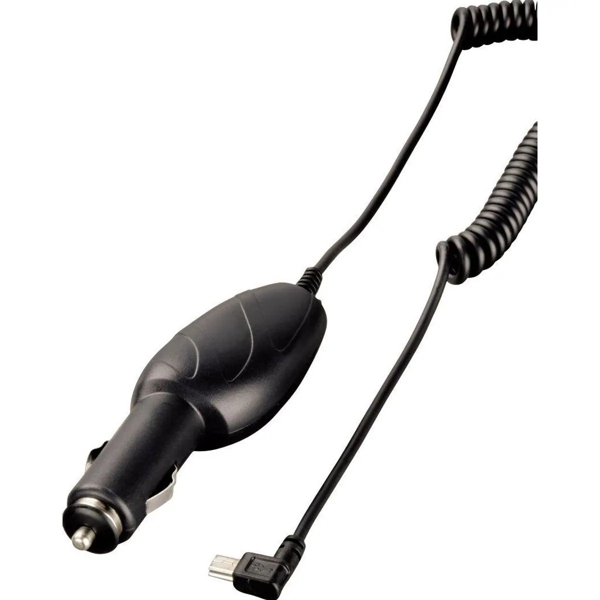 Hama Kfz-Ladekabel, 1A, abgewinkelter miniUSB-Stecker, Spiralkabel