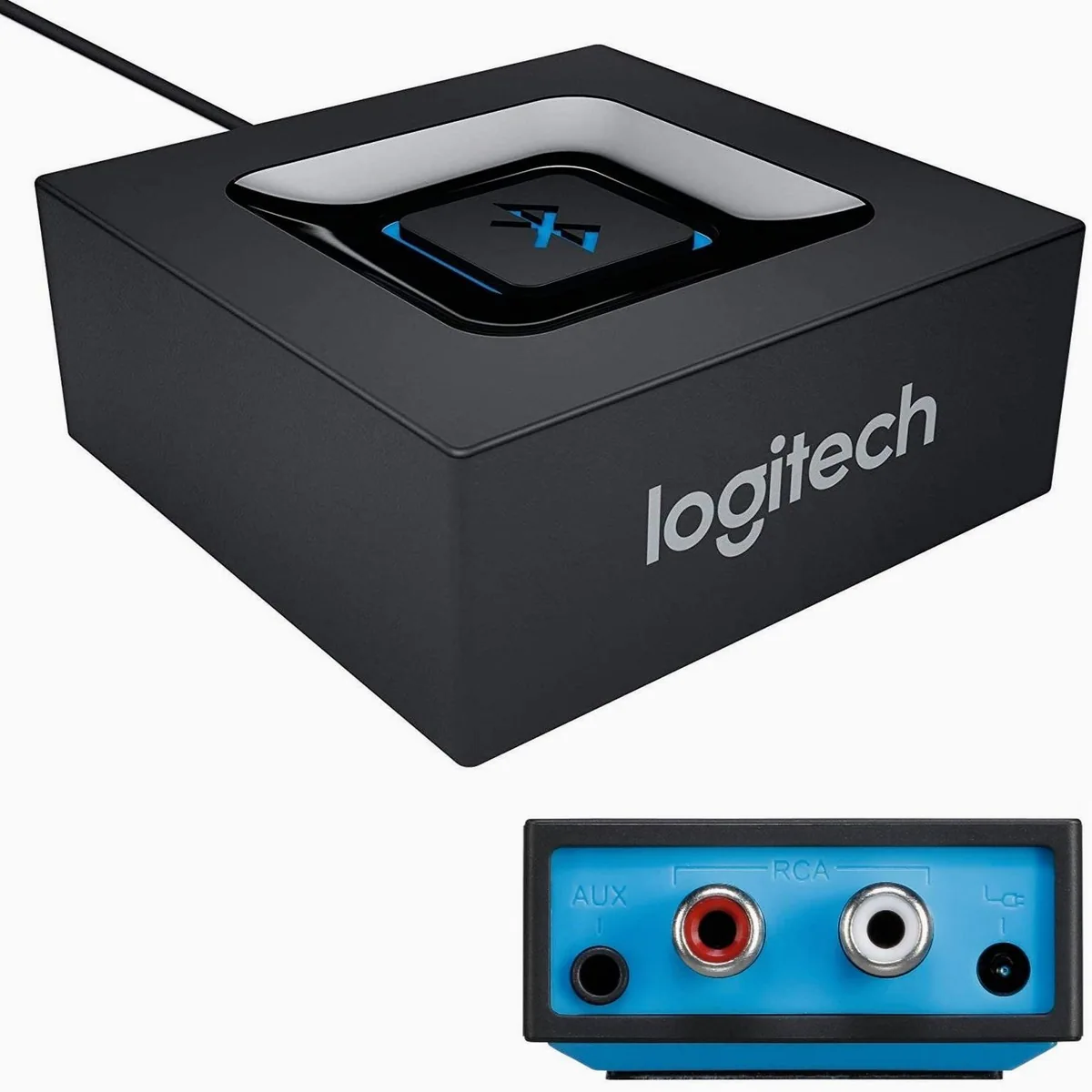 Logitech Bluetooth Audio-Adapter, 3,5 mm Klinke, Multipoint Bluetooth, 15 m Reichweite