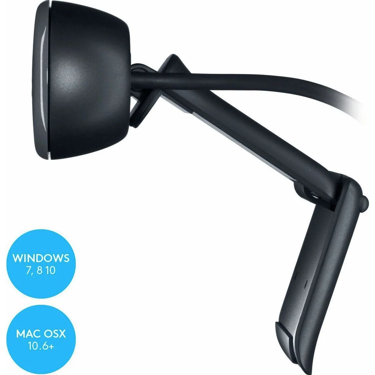 Logitech C270 Webcam, HD-Qualität, 720p Videoauflösung 3