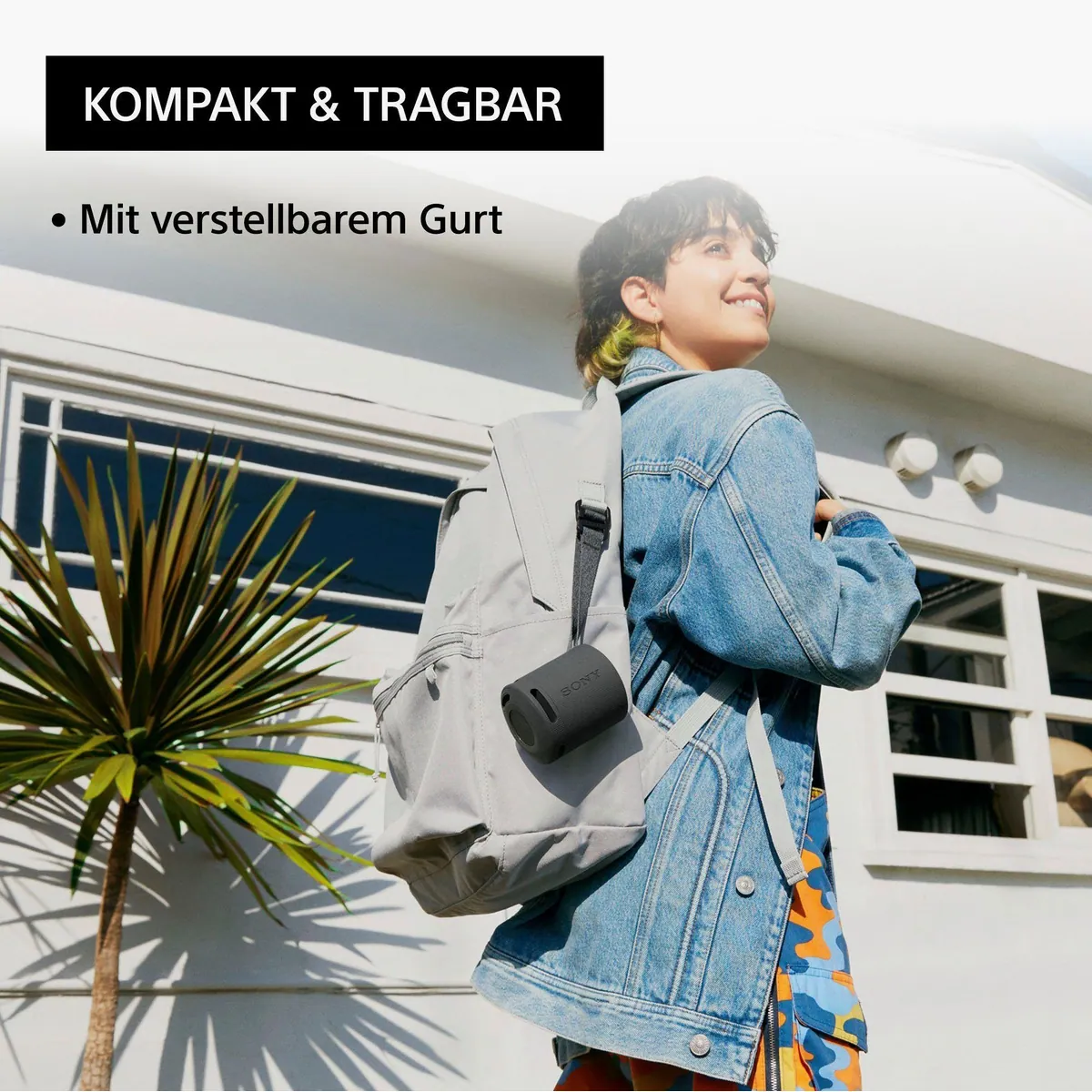 Sony SRS-XB100 Bluetooth-Lautsprecher, 360° Sound, 2,5 W Leistung 4
