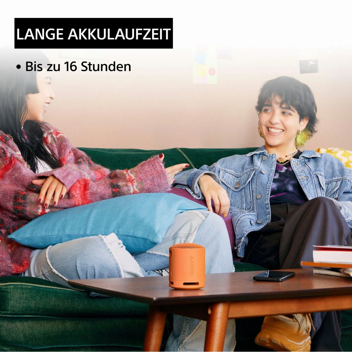 Sony SRS-XB100 Bluetooth-Lautsprecher, 360° Sound, 2,5 W Leistung 5