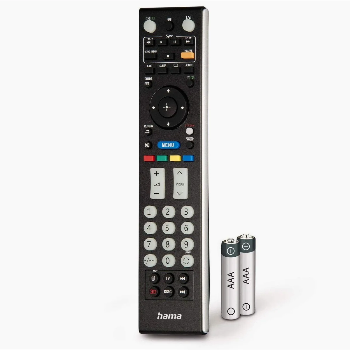 Sony Universal-Fernbedienung, 1:1 Ersatz für Sony TV — Infrarot, Lernfunktion, EASY-Mode 2